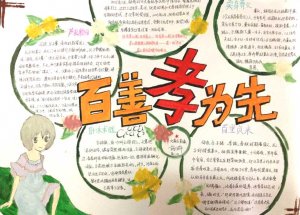 孝道手抄报大全(27张)