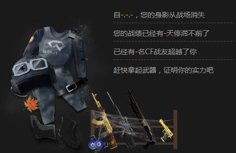 2014cf我的荣耀活动网址 荣耀套装和限量版战斗勇士装扮领取