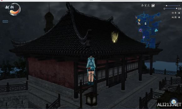 仙剑奇侠传6洛家庄地图跳屋顶解析
